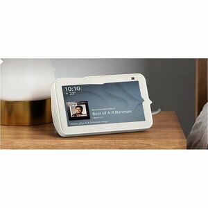 Amazon Echo Show 5 (2nd Generation) Portable Bluetooth Smart Speaker - Alexa Supported - White - Wireless LAN - 1 Pack