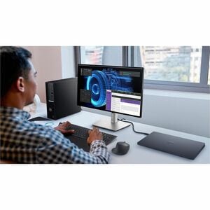 Dell UltraSharp U2424HE 24" Class Full HD LED Monitor - 16:9 - Silver - 23.8" Viewable - In-plane Switching (IPS) Technolo