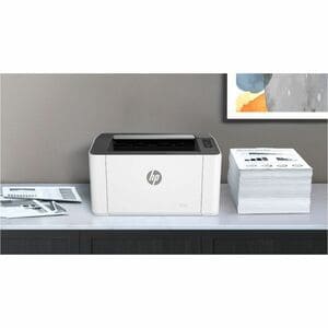 HP 1008a Desktop Laser Printer - Monochrome - 20 ppm Mono - 1200 x 1200 dpi Print - Manual Duplex Print - 150 Sheets Input