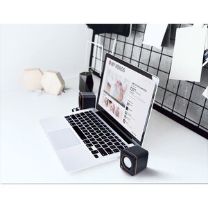 Manhattan Bocina Serie 2600 via USB, Cubo - 90Hz a 20kHz - USB