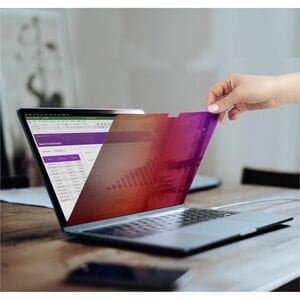 StarTech.com Plastic Anti-glare Privacy Screen Filter - Gold, Black - For 40.6 cm (16") LCD MacBook Pro - Blue Light Reduc