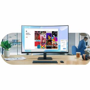 LG 32MR51CA-B 32" Class Full HD Curved Screen LCD Monitor - 16:9 - 31.5" Viewable - Vertical Alignment (VA) - 1920 x 1080 