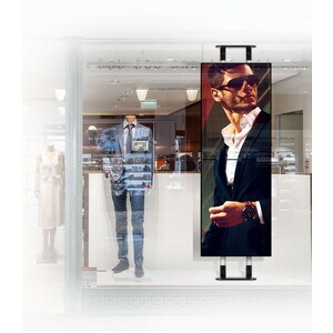 B-Tech System 2 Ceiling/Floor Mount for Pole, Flat Panel Display, A/V Equipment, Video Wall - White - 200 kg Load Capacity