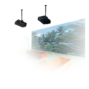 B-Tech BT893 Ceiling Mount for Projector - Black - 70 kg Load Capacity