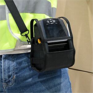 MOBILIS Refuge Carrying Case (Holster) Zebra Mobile Printer - Black - Bump Resistant - Shoulder Strap, Belt Loop, Holster 