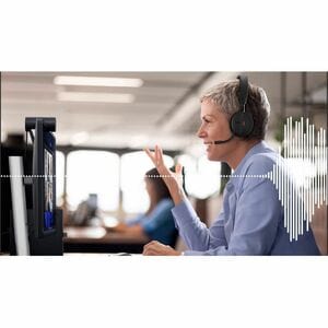 Dell Pro WL5024 Wireless On-ear, Over-the-head Stereo Headset - Black - Microsoft Teams Certification - Google Assistant, 
