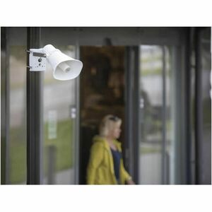 Système de Haut-Parleurs AXIS C1310-E - 7 W RMS - Blanc - Sur Mât - Fréquence 280 Hz à 12,50 kHz