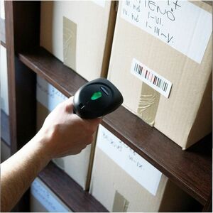 TEZEKO AIB-100 Commercial Service, Logistics Barcode Scanner Kit - Wireless Connectivity - Black - 320 mm Scan Distance - 