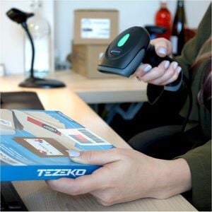 TEZEKO AID-100 Commercial Service, Industrial, Healthcare, Pharmacy, Logistics Barcode Scanner Kit - Cable Connectivity - 