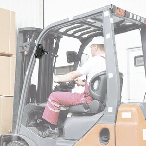 MOBILIS Refuge Carrying Case (Holster) Smartphone, Handheld Device - Black - 1680D Polyester Body - Belt Strap, Leg Strap,