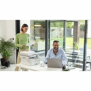 Brother MFC-L2920DW Wired & Wireless Laser Multifunction Printer - Monochrome - Copier/Fax/Printer/Scanner - 34 ppm Mono P