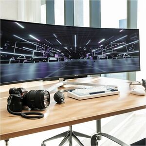 Mobile Pixels 49" Class Dual Quad HD (DQHD) Curved Screen Gaming OLED Monitor - 49" Viewable - OLED - 5120 x 1440 - 1 Bill