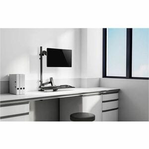 Neomounts Desk Mount for Workstation - Black - Height Adjustable - 1 Display(s) Supported - 43.2 cm to 81.3 cm (32") Scree