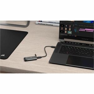 Unidad de estado sólido Pórtatil Corsair EX100U - Externo - 1TB - Negro, Gris - Computadora de escritorio, Consola de jueg