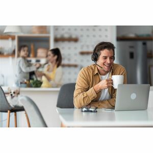 Yealink BH70 Wireless Over-the-head Stereo Headset - Black - Microsoft Teams Certification - Binaural - Supra-aural - 5000