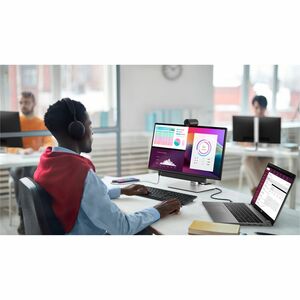 Moniteur LED Dell P2225H 22" Class Full HD - 16:9 - Noir, Argenté - 54,6 cm (21,5") Viewable - Technologie IPS - Edge LED 