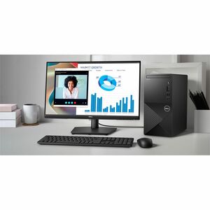 Dell Vostro 3000 3030 Desktop Computer - Intel Core i5 14th Gen i5-14400F - 16 GB - 1 TB SSD - Tower - Black - Intel Chip 