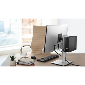 Dell Height Adjustable All in One Stand - 48.3 cm (19") to 68.6 cm (27") Screen Support - 5.81 kg Load Capacity - Silver -