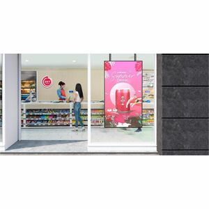 LG 55XS4P-B Window Facing Display - 55" LCD - In-plane Switching (IPS-M+) Technology - 24 Hours/7 Days Operation - 1920 x 