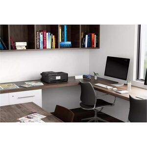 Canon PIXMA TS9550A Wired & Wireless Inkjet Multifunction Printer - Colour - Black - Copier/Printer/Scanner - 4800 x 1200 