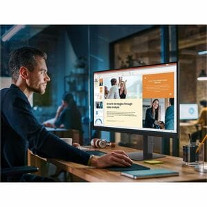 Samsung ViewFinity S6 S32D600EAU 32 Zoll Klasse WQHD LCD-Monitor - 16:9 Format - Schwarz - 81,3 cm (32 Zoll) Viewable - IP