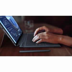 Dell Collaboration Keyboard - Pogo Pin Interface - CoPilot Hot Key(s) - French (Canada) - Tablet, Stylus - TouchPad, Click