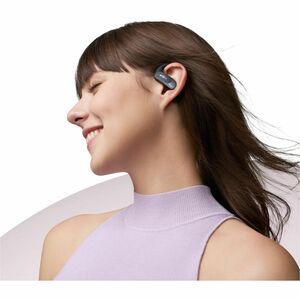Shokz OpenFit Air True Wireless Ohrbügel, Ohrhörer Stereo Ohrhörerset - Schwarz - Binaural - Offen - Bluetooth