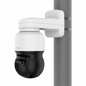 Hanwha SBP-250WMW Pole/Wall Mount for Mounting Adapter - White - 44.09 lb Load Capacity - Aluminum, Polycarbonate