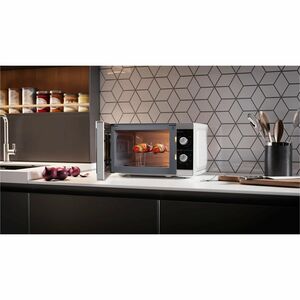 Sharp Classic YC-MG01E-S Mikrowelle - Silber, Schwarz - 20 l Kapazität - Mikrowelle - 5 Automatikprogramme - 800 W Leistun