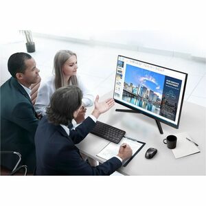 Monitor LED Samsung Essential S24C310EAL 24" Class Full HD - 16:9 - Negro - 61cm (24") Viewable - Tecnología conmutación e