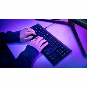 Logitech G G515 TKL Gaming Keyboard - Cable Connectivity - USB Interface - RGB LED - French - AZERTY Layout - Black - GL T