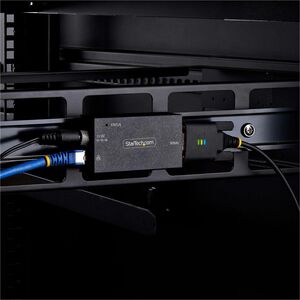 StarTech.com 1-Port Serial to Ethernet Adapter, IP Serial Device Server For Remote RS232 Devices, Wall/DIN Rail Mount, LAN