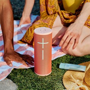 Ultimate Ears MEGABOOM 4 Portable Bluetooth Speaker System - Raspberry - Battery Rechargeable - USB