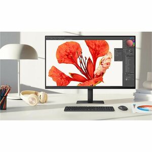 Monitor LED Samsung ViewFinity S7 S27D700EAL 27" Class 4K UHD - 16:9 - Negro - 68.6cm (27") Viewable - Tecnología conmutac