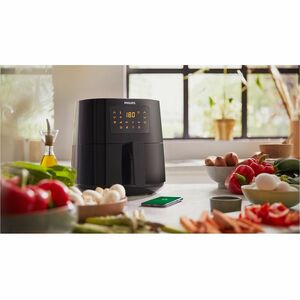 Friggitrice ad aria Philips HD9255 - Elettrico - 1400 W - 4,10 L - Nero, Grigio