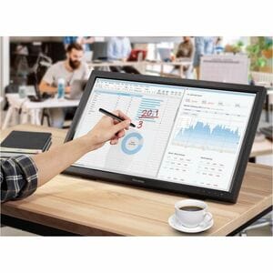 ViewSonic TD2223 22" Class LED Touchscreen Monitor - 16:9 - 6.50 ms - 54.6 cm (21.5") Viewable - Infrared - 10 Point(s) Mu