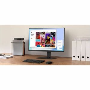 Monitor LED LG 24BA850-B 609,6 mm (24,0") Class Webcam Full HD - 16:9 - Nero tessuto - 60,5 cm (23,8") Viewable - Tecnolog