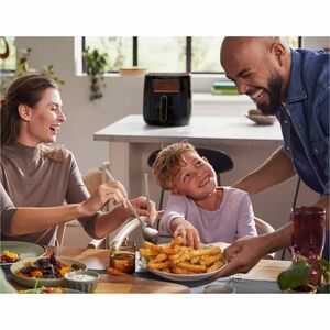Friggitrice ad aria Philips HD9257 - 1700 W - 5,60 L - Nero