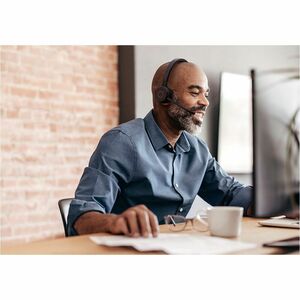 Jabra Evolve 65 TE Wireless Over-the-head, On-ear Stereo Headset - Black - Binaural - Supra-aural - 3048 cm - Bluetooth - 