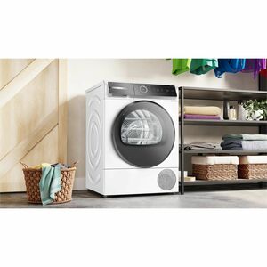 Asciugatrice elettrica Bosch WQB245B0IT Caricamento Frontale Condensatore/pompa di calore - Bianco - Smart Connect