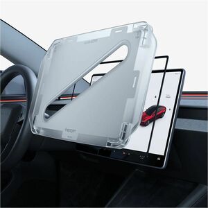 Spigen GLAS.tR EZ Fit 9H Tempered Glass Anti-glare Screen Protector - Clear Matte - For LCD Touchscreen Monitor - Fingerpr