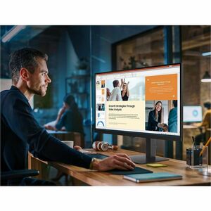 Monitor LED Samsung ViewFinity S6 S24D600UAU 609,6 mm (24,0") Class WQHD - 16:9 - Nero - 61 cm (24") Viewable - Tecnologia