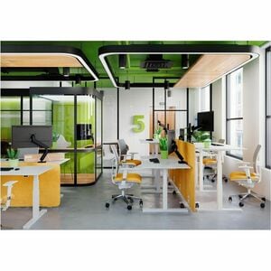 Vogel's MOMO 4237 Mounting Arm for Monitor, Display Screen - Black - Height Adjustable - 2 Display(s) Supported - 25.4 cm 