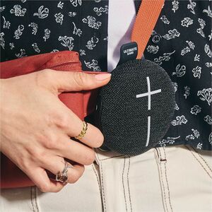 Ultimate Ears MINIROLL Portable Bluetooth Speaker System - Soft Black - Battery Rechargeable
