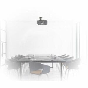 B-Tech Ceiling Mount for Projector - White - 25 kg Load Capacity