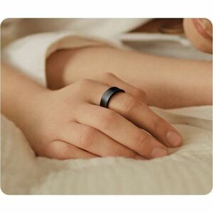 Samsung Galaxy Ring, Size 7, Titanium Black - Android - Accelerometer, PPG Sensor, Temperature Sensor, Heart Rate Monitor 