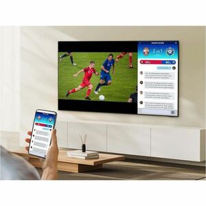 Samsung Q60D TV QLED 4K 55” QE55Q60DAUXZT Smart TV Wi-Fi Titan Gray 2024, Quantum Processor Lite 4K, 4K Upscaling, AirSlim