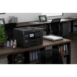 Impresora de inyección de tinta multifunción Epson L15150 Inalámbrico EcoTank - Color - Negro - Copiadora/Fax/Impresora/Es