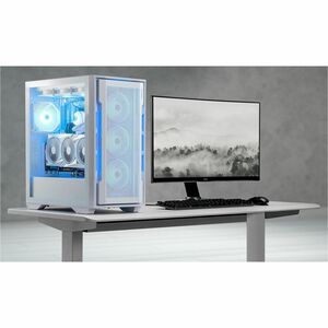 COUGAR CGR-5C78W-RGB Carcasa para computdora - Mini ITX, Micro ATX, Micro BTX, ATX, EATX, SSI CEB Placa base admitida - Me