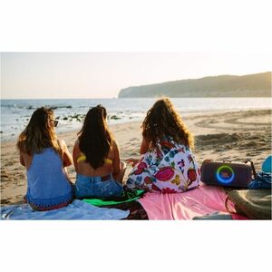 JBL PartyBox On-The-Go Portable Bluetooth Speaker System - 100 W RMS - 50 Hz to 20 kHz - Battery Rechargeable - USB - 1